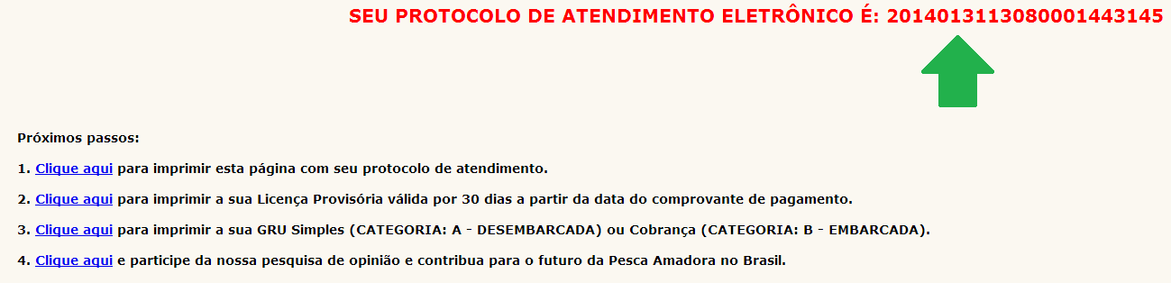 como tirar licença de pesca passo no 5.1.2 no pescanorio.com.br